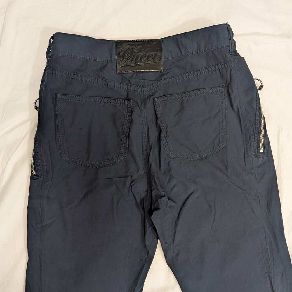 Gucci navy 100% cotton jogger pants, Italian size 42 - Picture 4 of 13